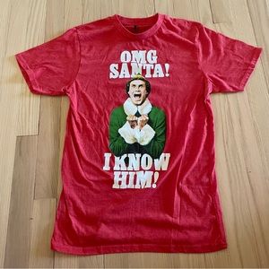 Buddy the Elf graphic Christmas t shirt small.